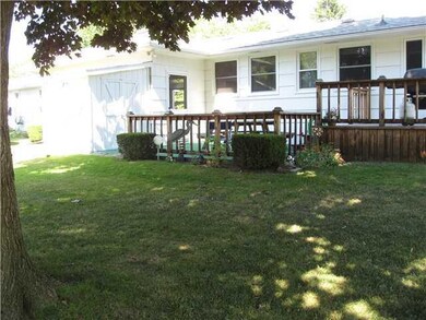 Exterior Back Large deck allows for entertaining f