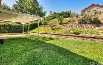 This spacious backyard is fully landscaped. It has