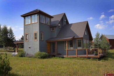 Tower side of house