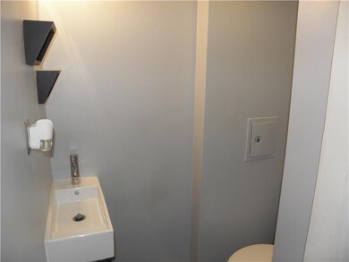 1st Floor Plan. Stylish Contemporary Powder Room o