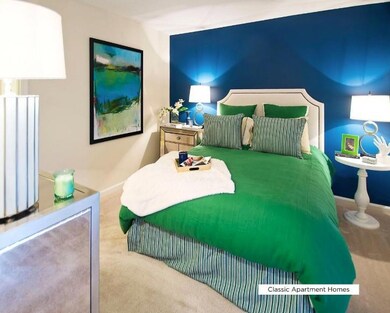 Bedroom with baseboards