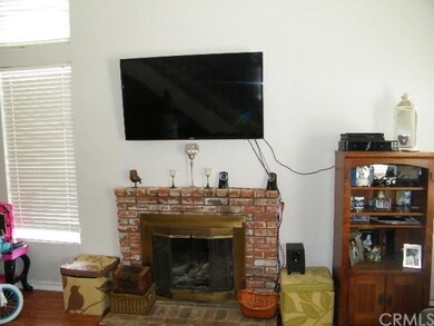 Cozy fireplace in the living room