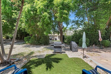 A very large backyard