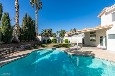 View of pool featuring a fenced backyard, a patio,