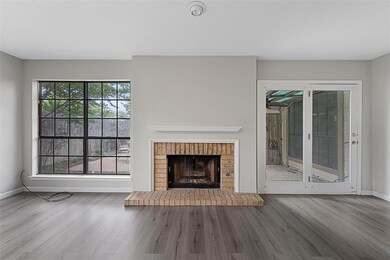 Wood burning fireplace!