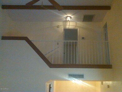 Upstairs railing