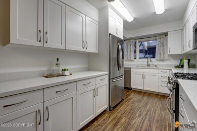 Custom built cabinetry . . .