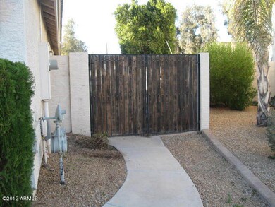 RV gate to the right of garage