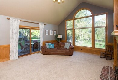 Let the outdoors in with huge windows and slider t