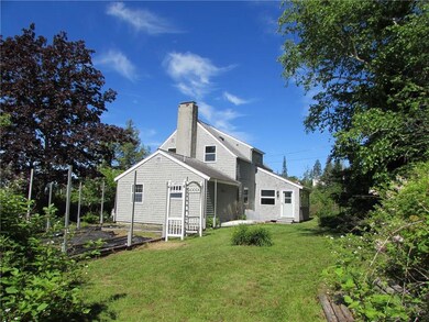 Side view of home and gardens