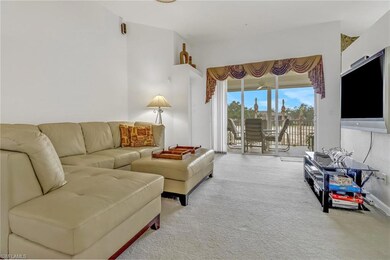 Living room featuring carpet