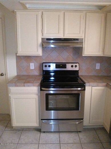 Custom backsplash and countertops.