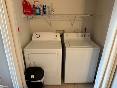 Laundry room right off the kitchen