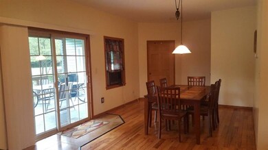 Dining room onto back deck