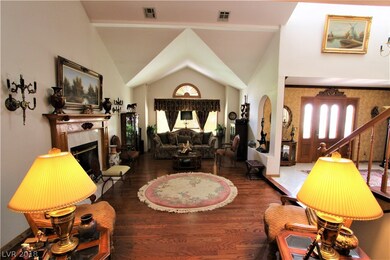 View of living room from dining room.  Notice the