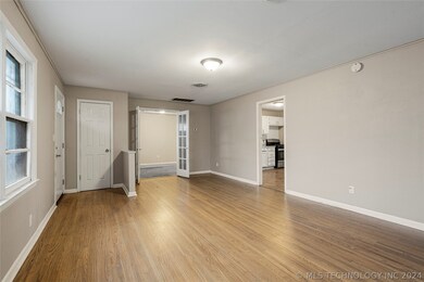 Main living area once entering the home