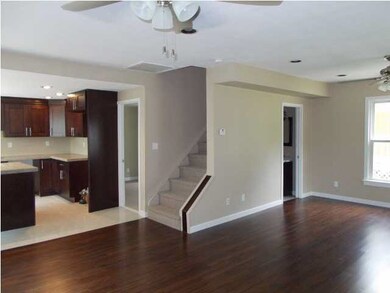 Open area into the kitchen