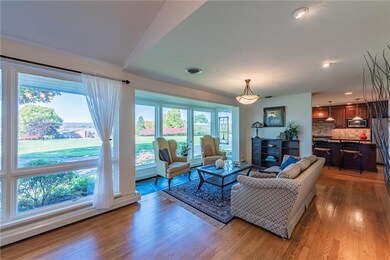 Enjoy the nature views out the bay windows that let plenty of natural light in.