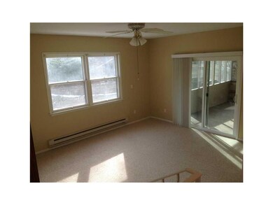 Family Room. Large room with new patio door that w
