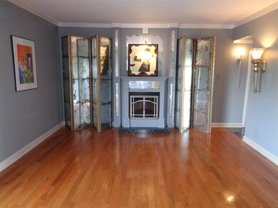 Hardwoods and decorative fireplace