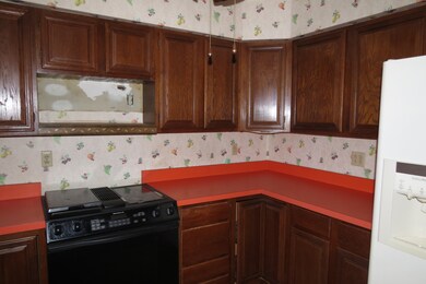 Kitchen close up of stove and corner