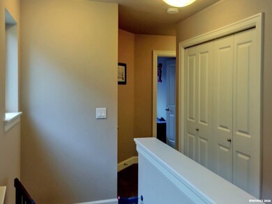 Convenient upper level laundry