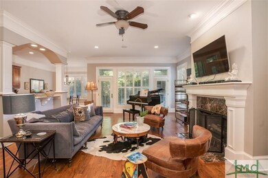 Wonderfully appointed Family room, with access to 