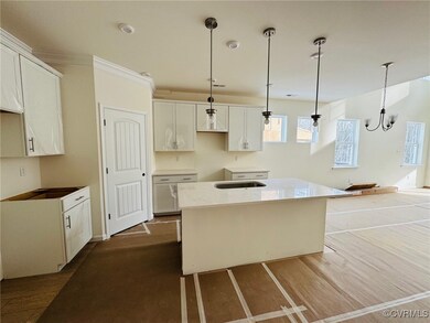 Photo is of the actual home under construction as