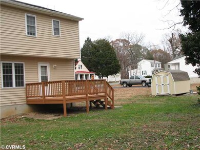 Exterior Back - Note the sizable shed included
