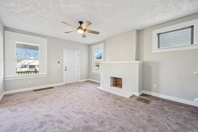 Front Door & Living Room