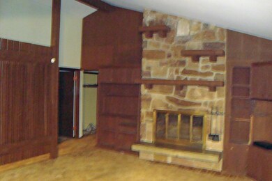 Stone Fireplace in Great Room
