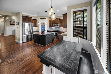 Seating area in kitchen