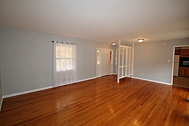 Living room and formal dining room