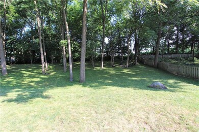 Mature trees tower above in your backyard.  