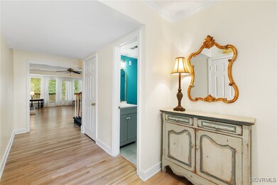 Foyer - Refinished hardwood flooring on  1st fl -