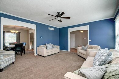 View from living room into dining room!