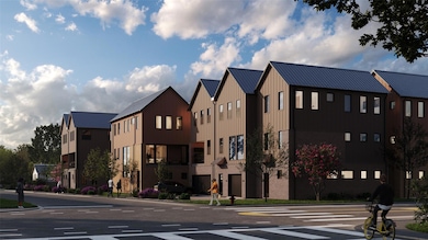 View of building exterior featuring a residential