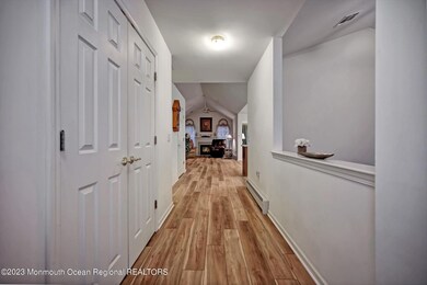Hallway to Family Room and Kitchen