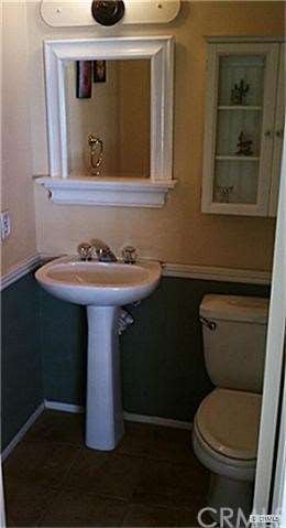 Upstairs half bath