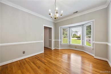 Dining Room has a bay window  with Plantation blin