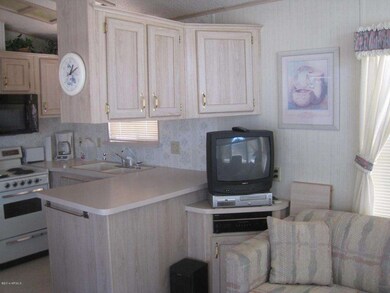 Entertainment center in living area