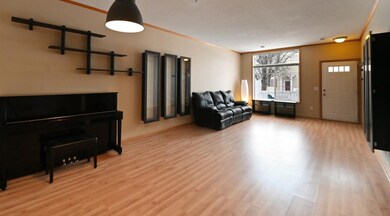 Beautiful living room with IKEA Cabinets!