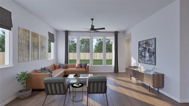 Living room featuring healthy amount of natural l
