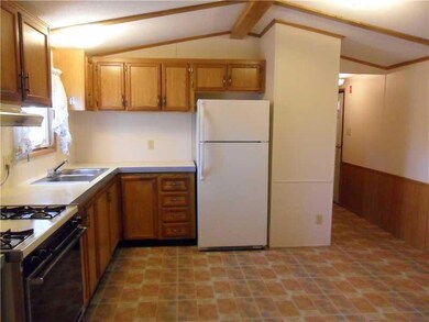 Kitchen. New flooring in the kitchen...