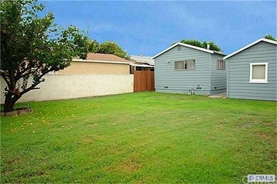 very large private rear yard