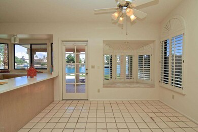 Bay window in kitchen