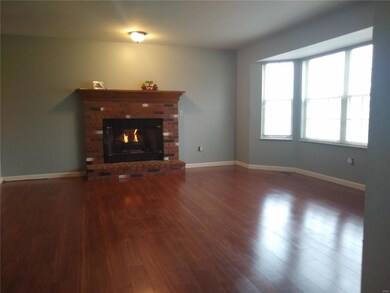 Family room.  Enjoy the beautiful fireplace on tho