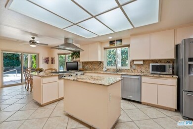 Large family kitchen with bay window