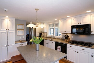 Updated kitchen with gas  cooktop