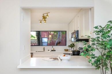 Pass-through to kitchen